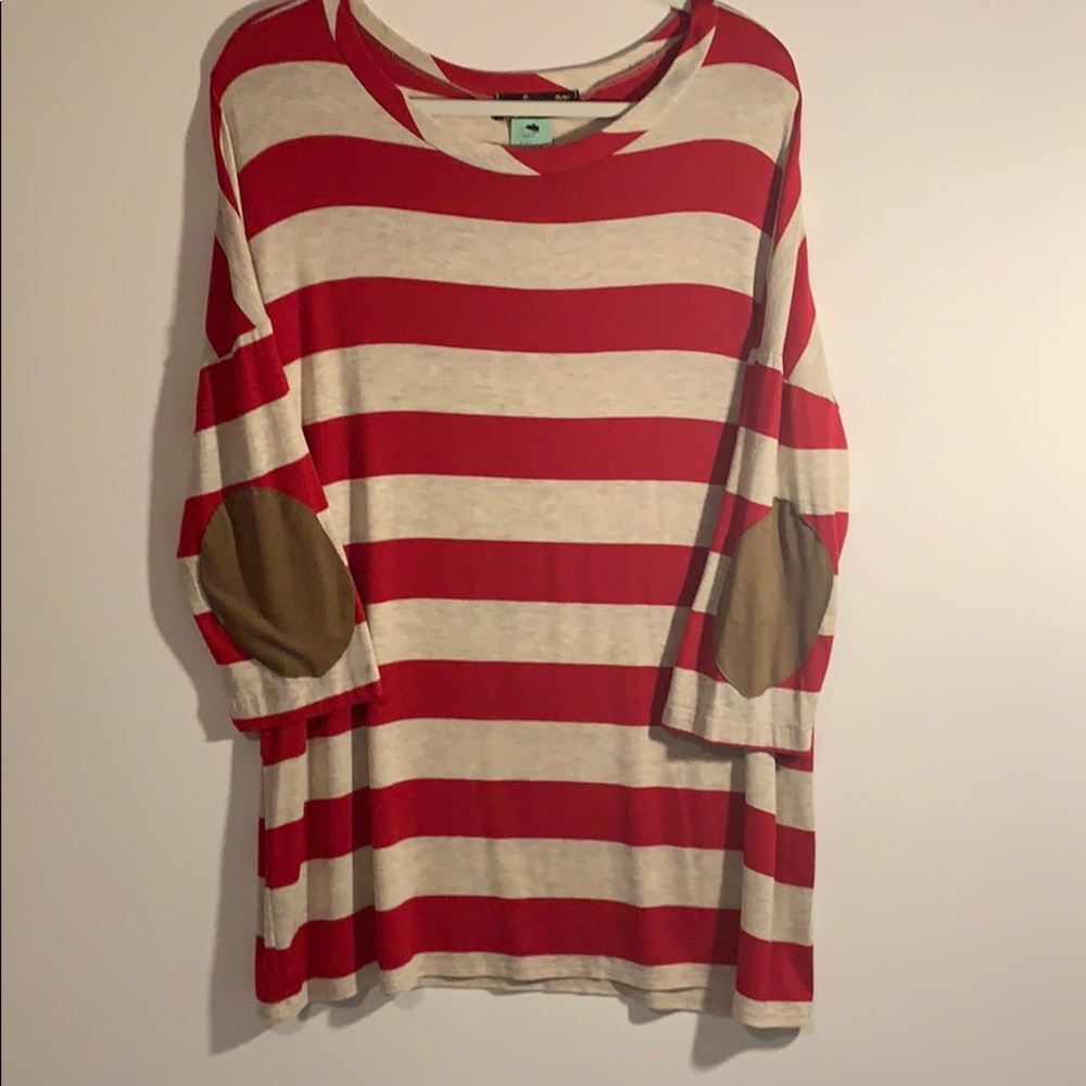 Astoria Born striped 3/4 length sleeve top